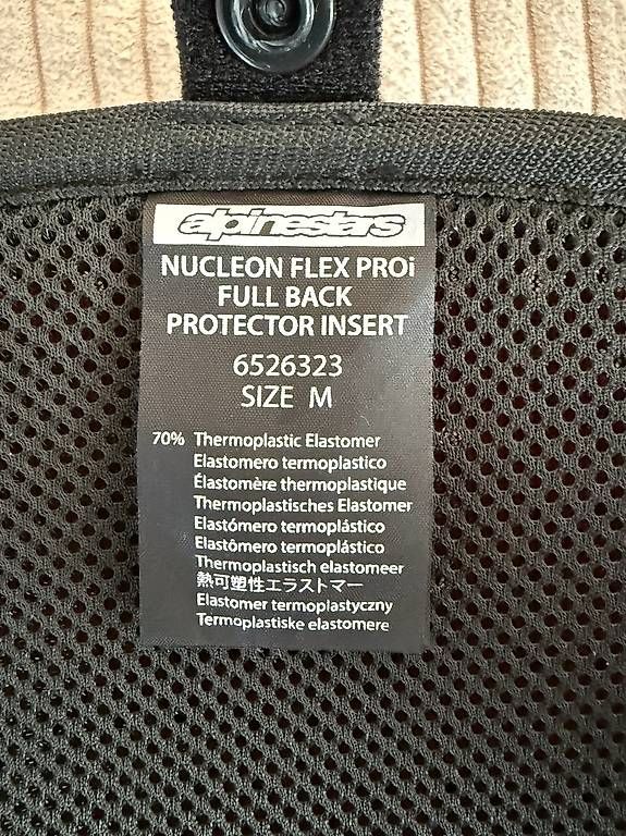 Alpinestars Protezioni & Imbottiture: Rückenprotektor Alpinestars Nucleon Flex PROi FULL BLACK – Nuovo (secondo la descrizione) da Rorschacherberg venduto da David275 1
