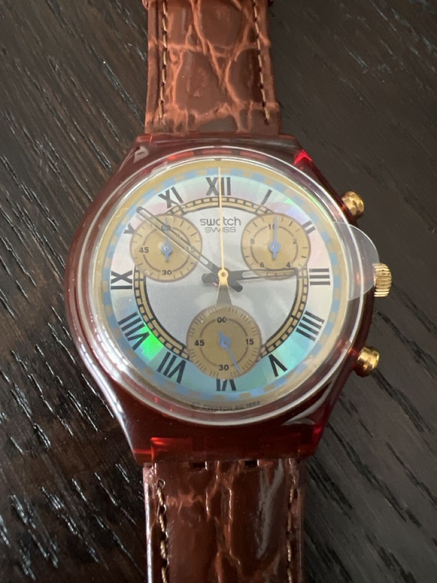 Swatch Orologi: Swatch Chrono (SCF100) Romain – Nuovo e nell'imballaggio originale da Künten venduto da Spike17 1