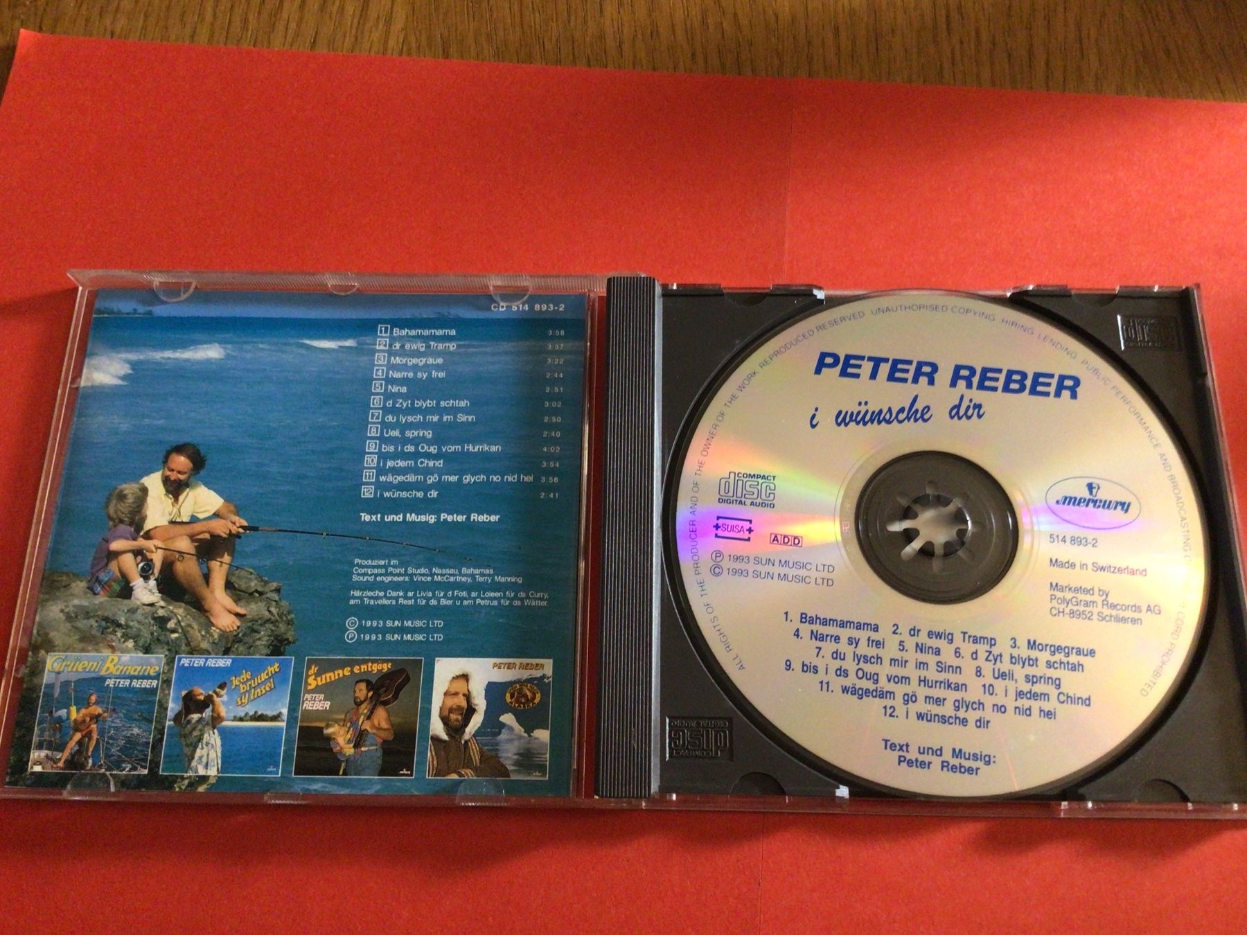CD: Peter Reber CD "I wünsche dir" Kult Sommerhits 1993 – Usato da Steinach venduto da Quarkie 1