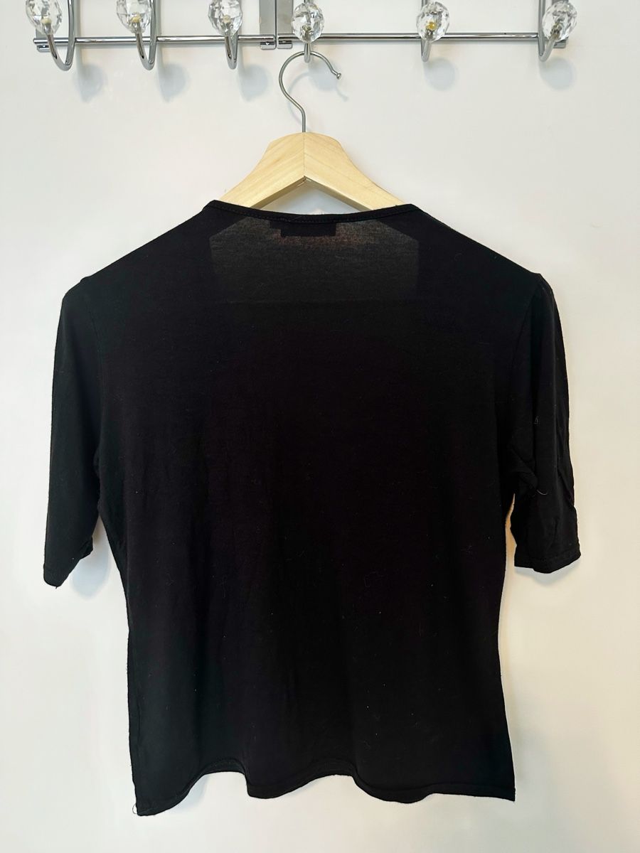 T-Shirts: Vango Paris, Schickes schwarzes Shirt, Grösse 3 – Gebraucht aus Eglisau von Brewster1 2