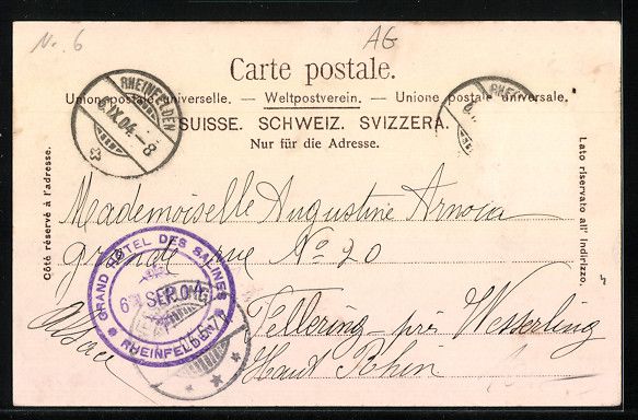 Cartes postales: AK Rheinfelden, Salmenfischerei – D'occasion à Berlin par bartko-reher 1