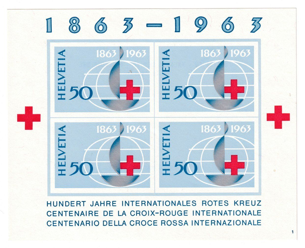 Tutti i francobolli: Sonderblock 1963 ** – Nuovo (secondo la descrizione) da Neuchâtel venduto da karlpierrino
