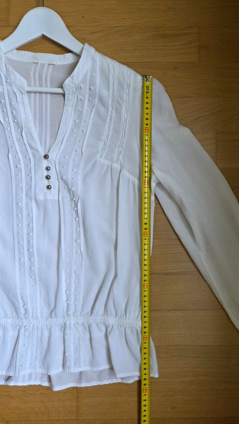 Chemisiers: Spitzen Bluse weiss, 38, Baumwolle – D'occasion à Fislisbach par Maieriisli25 3