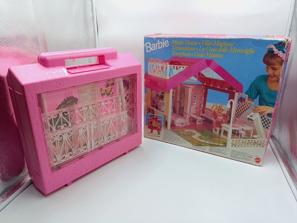 BARBIE MAGIC HOUSE Fold N Fun 1992 - Accessories lot EUR 9,00 - FR