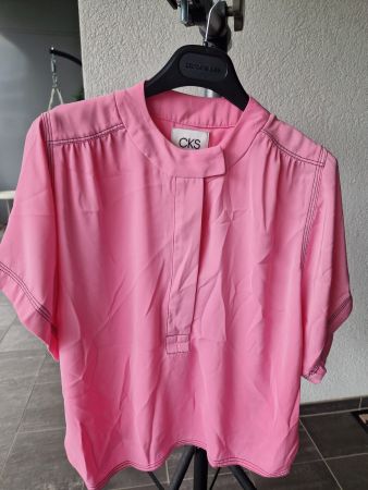 CKS "barbie pink" shirt - M