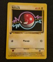 VOLTORB 67/102 BASE SET 1ST ED.POKEMON VINTAGE 1999 ESPANOL