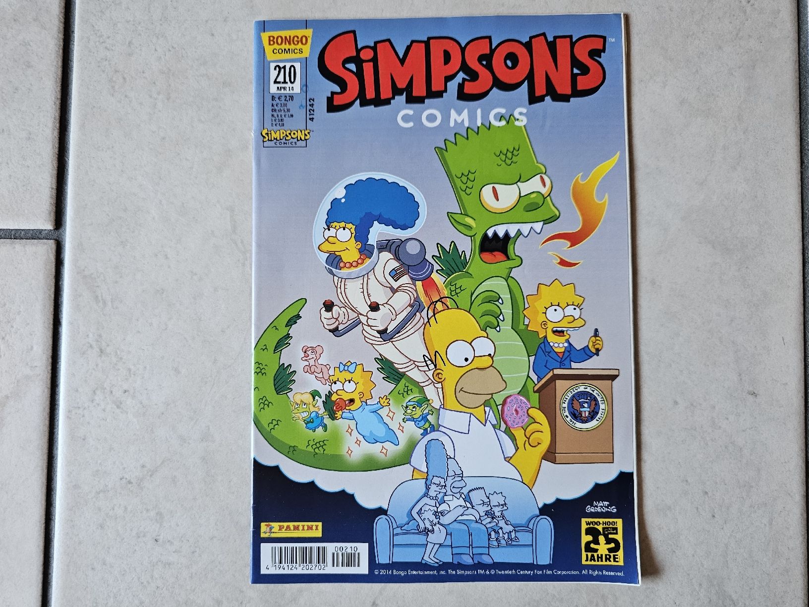 BD: Simpsons Comic  -  Heft #210 – D'occasion à Schneisingen par backstore24