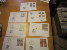 PP 1967 FDC Serie und 4er