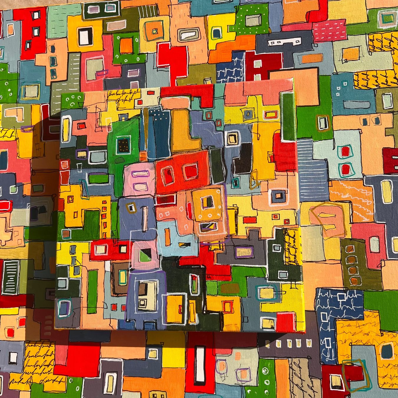 Gemälde: “Appearance” 60x60 cm Bild – Neu und originalverpackt aus Kreuzlingen von eszanza 1