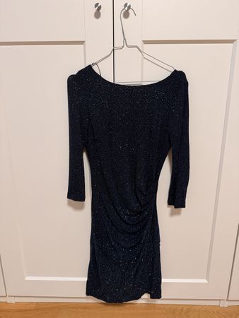 Robe habillée Jake’s bleue pailletée - Taille 36