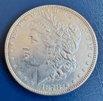 Silbermünze USA 1 Dollar 1878, Morgan Dollar s.s. 7TF