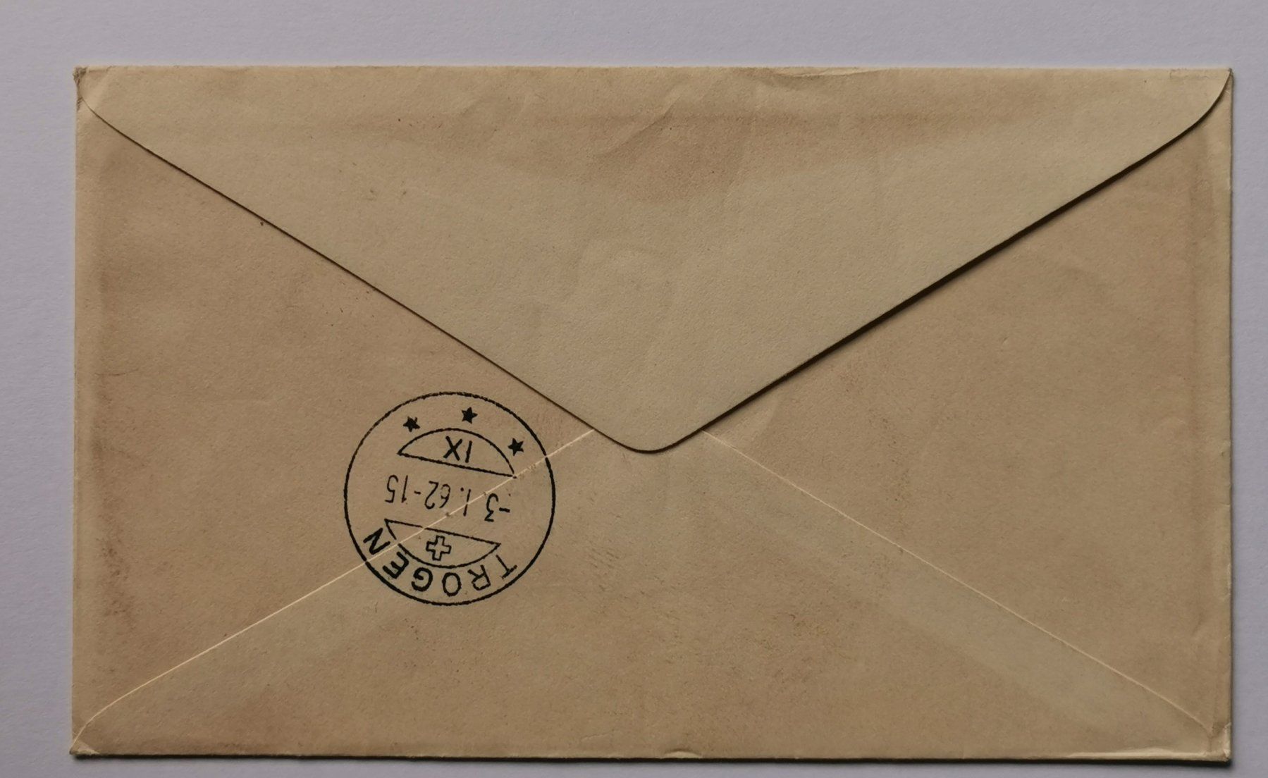 Alle Briefmarken: Indien-Beleg 1962 – Gebraucht aus Aadorf von Chnorli-Furz 1