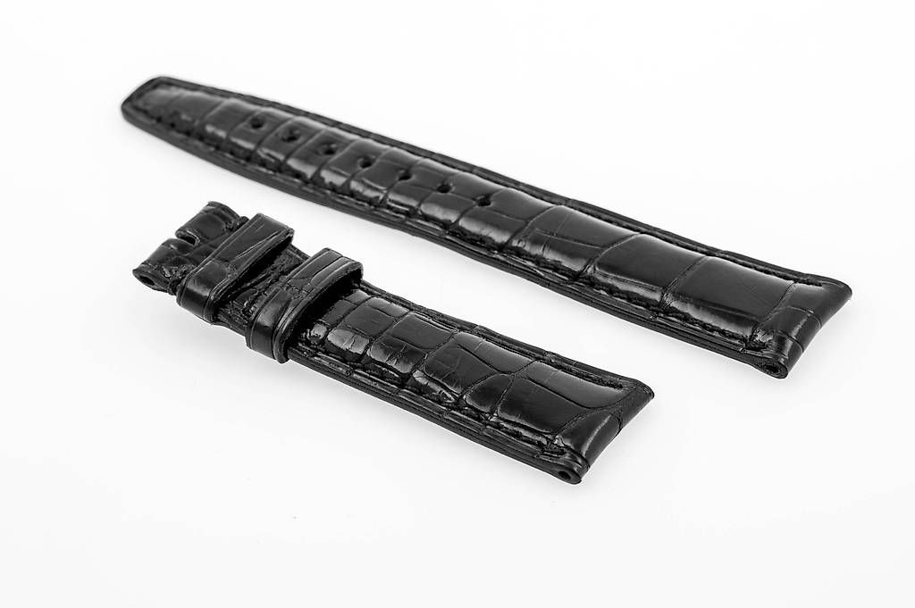 IWC Bracciali & Braccialetti: IWC black leather strap 18mm NEW – Nuovo (secondo la descrizione) da Epalinges venduto da bracelet123