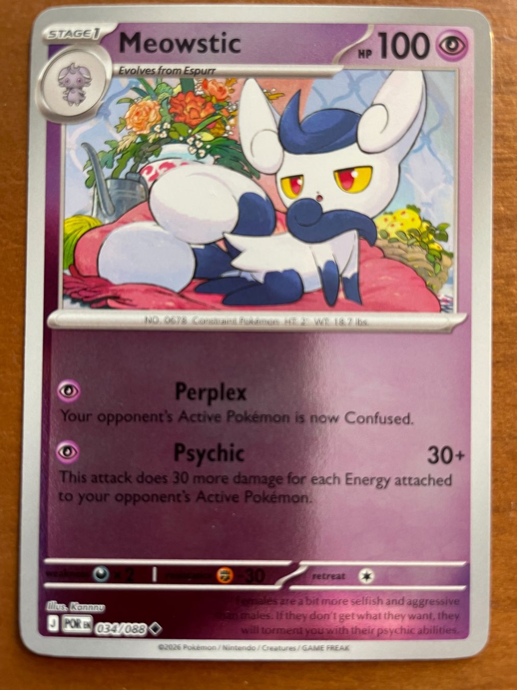 Pokémon Sammelbilder & Trading cards: Pokemon Meowstic Reverse (Versand gratis) – Neu (gemäss Beschreibung) aus Chur von Angerson