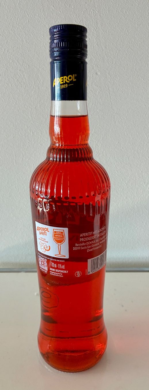 Bevande alcoliche: Aperol Aperitivo 0.7 Liter ungeöffnet – Nuovo e nell'imballaggio originale da Zürich venduto da tersus1981 1