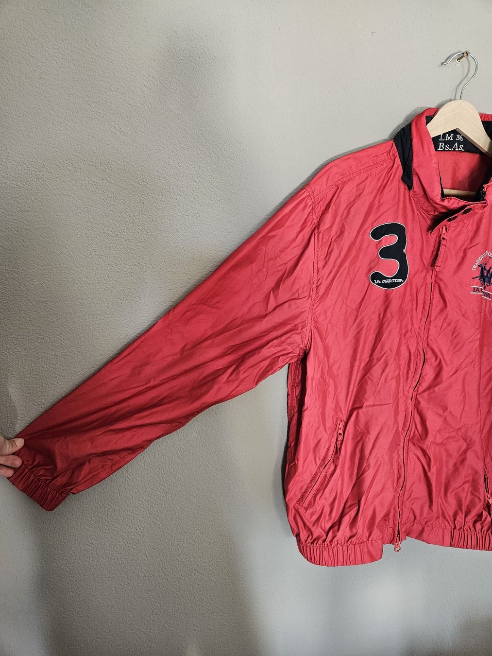 La Martina Giacche: La Martina Jacke Übergangsjacke rot  – Usato da Eschenbach SG venduto da MarThu 3