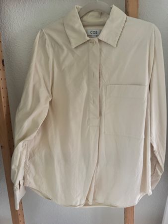 COS Oversized Shirt Beige Size XS