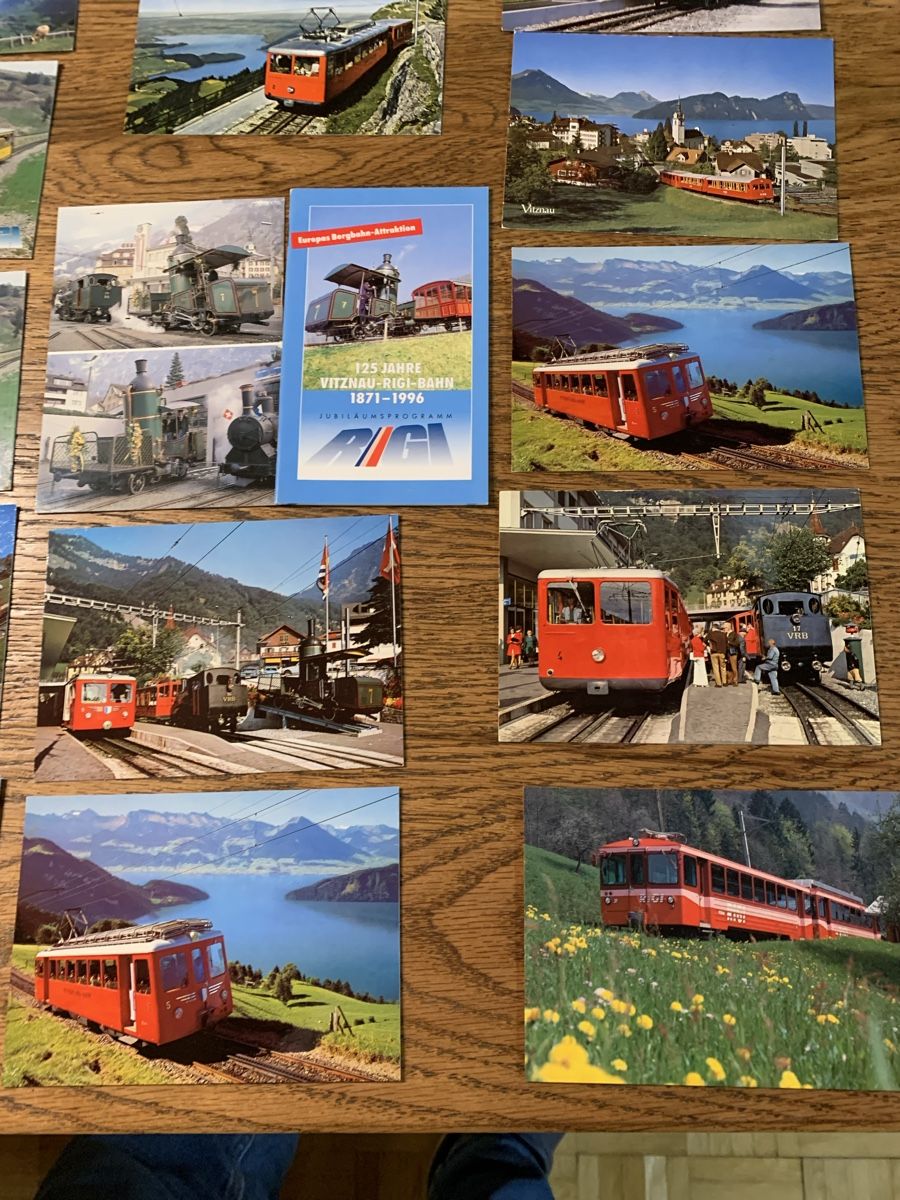 Modelleisenbahnen: Ansichtskarten Rigi Bahnen – Gebraucht aus Winden von EmilNeu 1