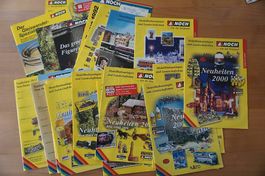 15 Neuheitenkataloge und 7 weitere Prospekte von NOCH