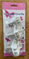 3 Ausstechformen „Schmetterling“ für Fondant/Marzipan, NEU