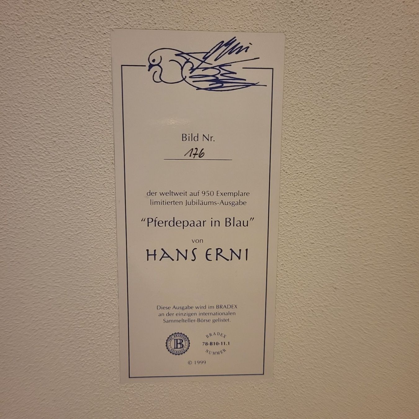 Foto & Immagini: Hans Erni Keramikbild limitierte Auflage – Usato da Muri b. Bern venduto da Ja. 2