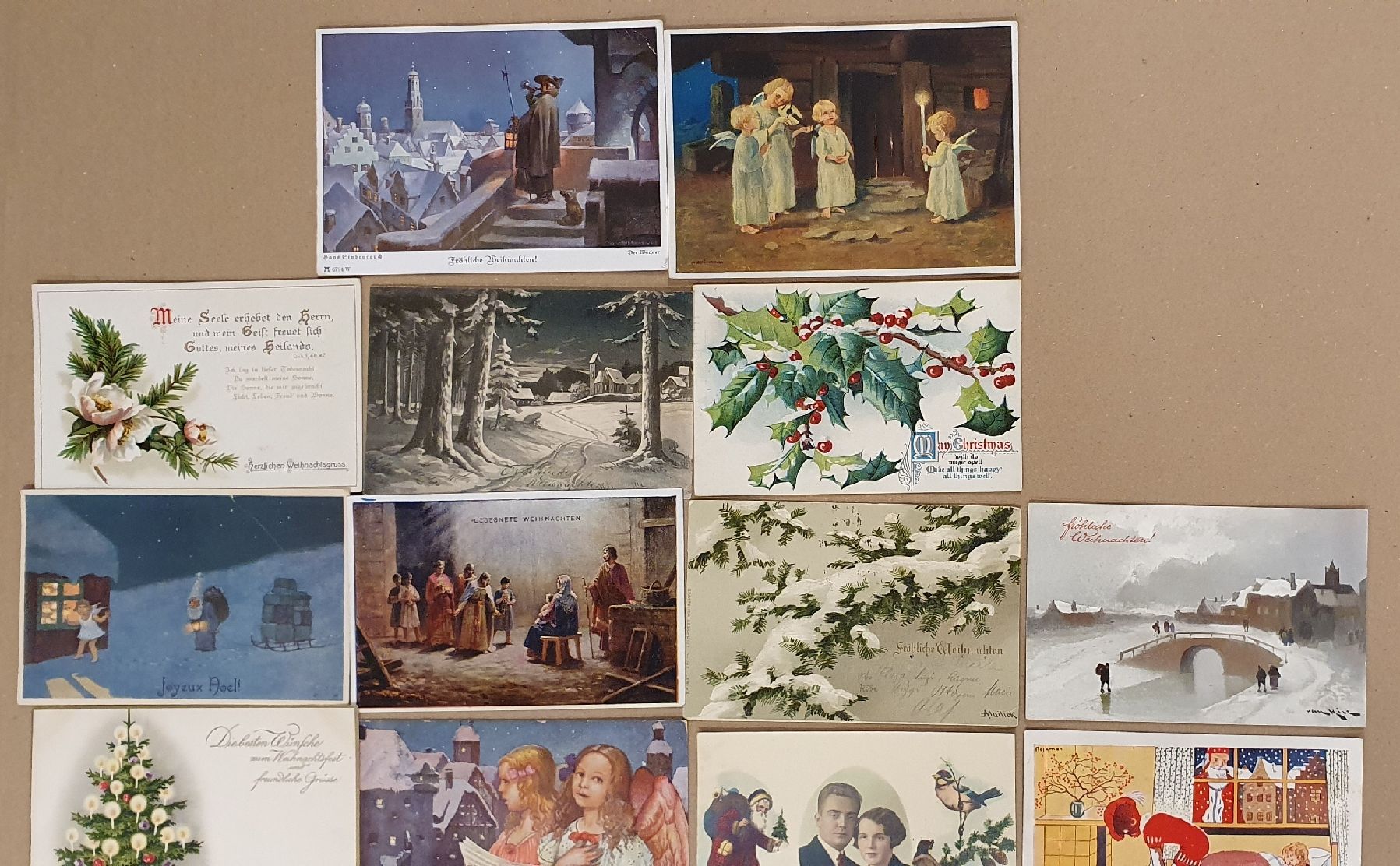 Ansichtskarten: Alte Weihnachtskarten Sammlung, 50+ Stück – Gebraucht aus Kreuzlingen von Rschweiz1 4