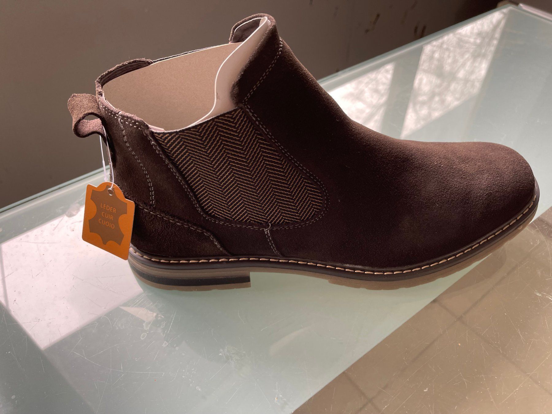 Scarpe da uomo: Schuhe Stiefeletten Neu Gr. 44 – Nuovo e nell'imballaggio originale da Arisdorf venduto da comestibles 1