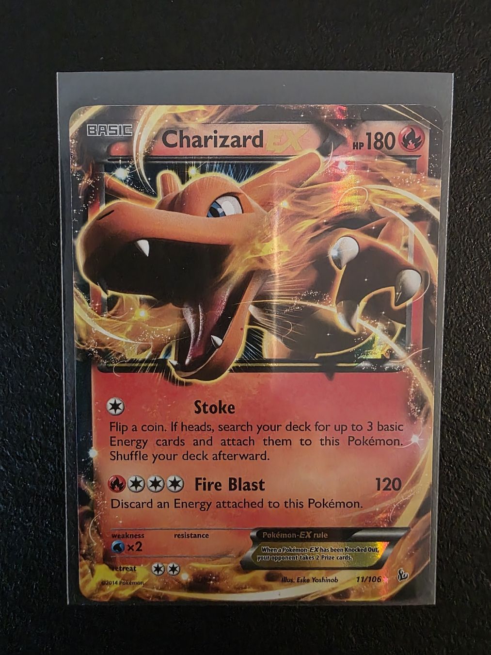 Pokémon Cartes à collectionner: Pokemon Charizard EX 11/106 NM – D'occasion à Frick par S_Richi