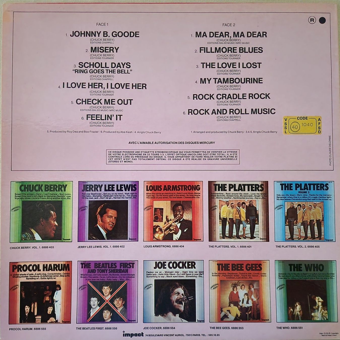 Schallplatten: Chuck-Berry-Chuck-Berry LP -  Volume-2 – Gebraucht aus Root von atelier22 1