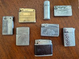 Sammlung antiker Feuerzeuge
