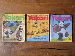 Yakari magazines n°6 1976 - n°143 1986 - n°227 1993