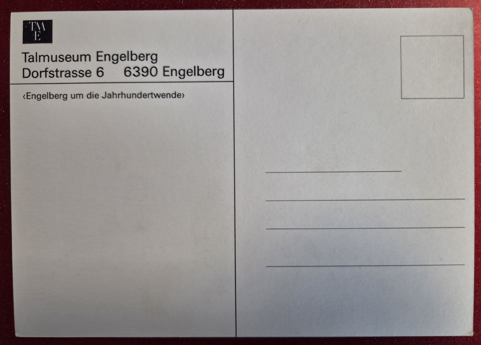 Ansichtskarten: Engelberg um die Jahrhundertwende – Neu (gemäss Beschreibung) aus Melchnau von Arthurius 1