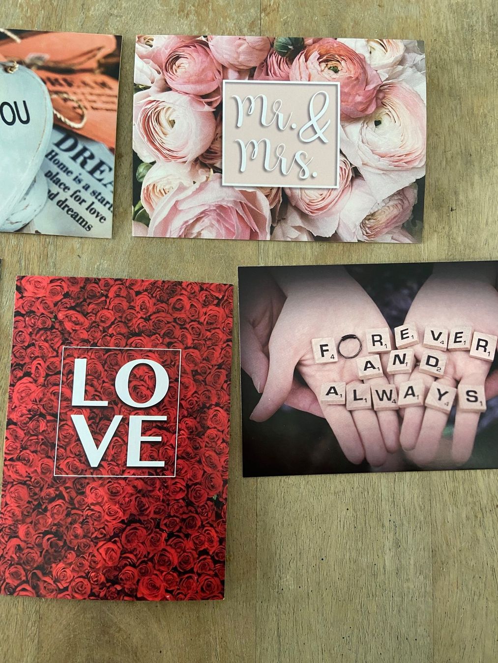Cartoline postali: 5 Postkarten OfficeTree Liebe Love – Nuovo (secondo la descrizione) da Luzern venduto da waterfront1 2