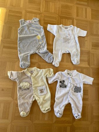 NEWBORN 4 kuschelige Pyjama Gr. 50