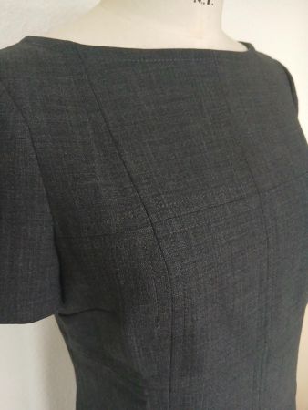 Tory Burch Kleid Cool Wool Gr.36.Business Dunkelgrau.Wie NEU