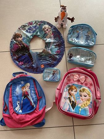 Eiskönigin Set Anna & Elsa Frozen Olaf Rucksack Puzzlebuch