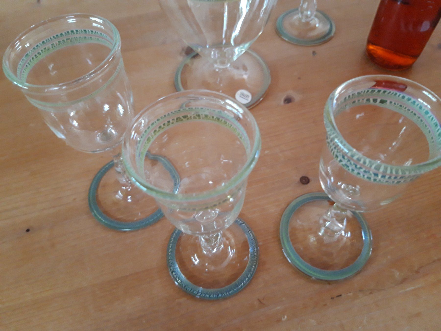 Caraffe: Karaffe & 4 Gläser _burri, handmade – Usato da Näfels venduto da gil_sindamel 4
