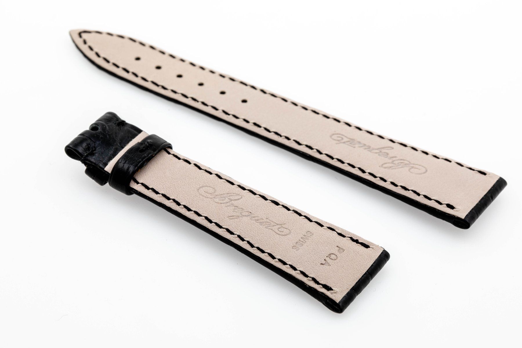 Bracciali & Braccialetti: Breguet black alligator strap 20mm NEW – Nuovo (secondo la descrizione) da Epalinges venduto da bracelet123 1