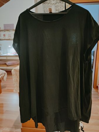 Schickes Shirt Wendy Trendy aus Italien, schwarz  100% Baumw