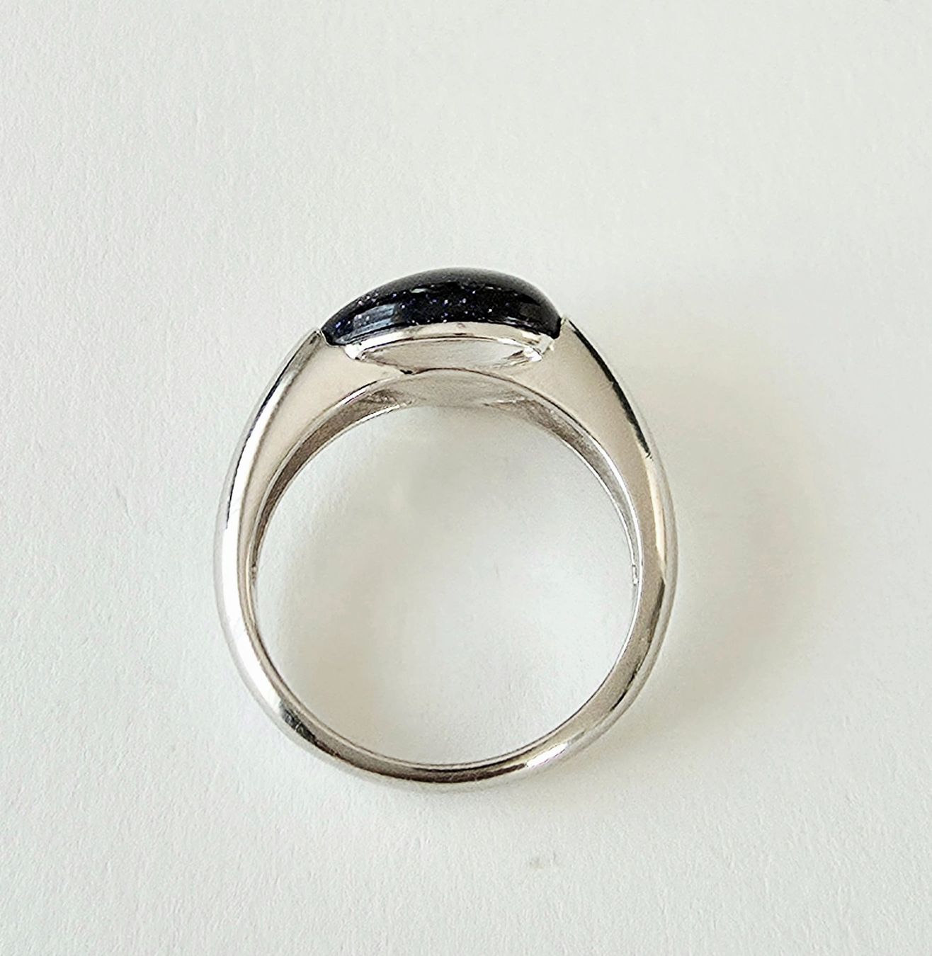 Anelli: Silberring 925  mit Blaufluss-Stein, modern & edel - Neu – Nuovo e nell'imballaggio originale da Uetikon am See venduto da Coralreef 4
