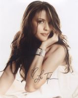 Original Autogramm von LIV TYLER auf Großfoto