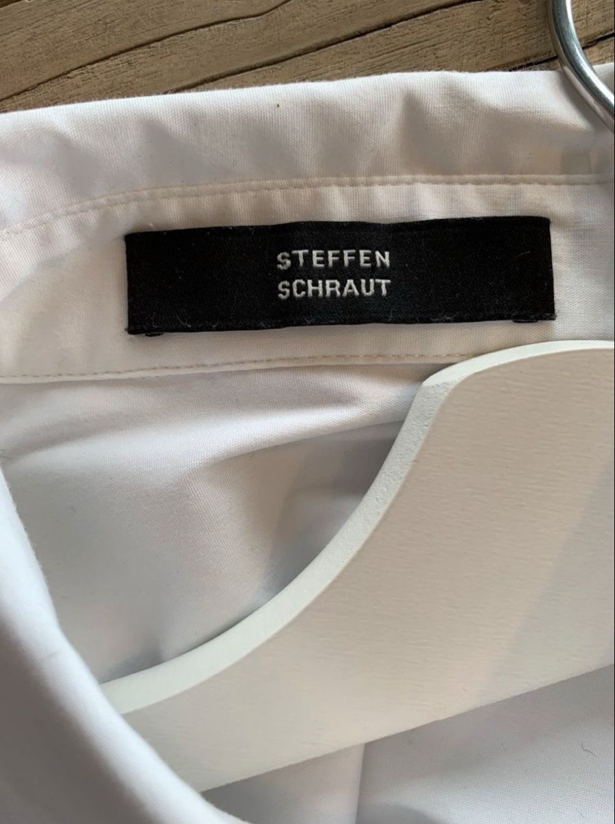 Steffen Schraut Camicette: Steffen Schraut Hemd Bluse Weiss Gr. 36 oversize – Usato da Schaan venduto da Annatina24 4