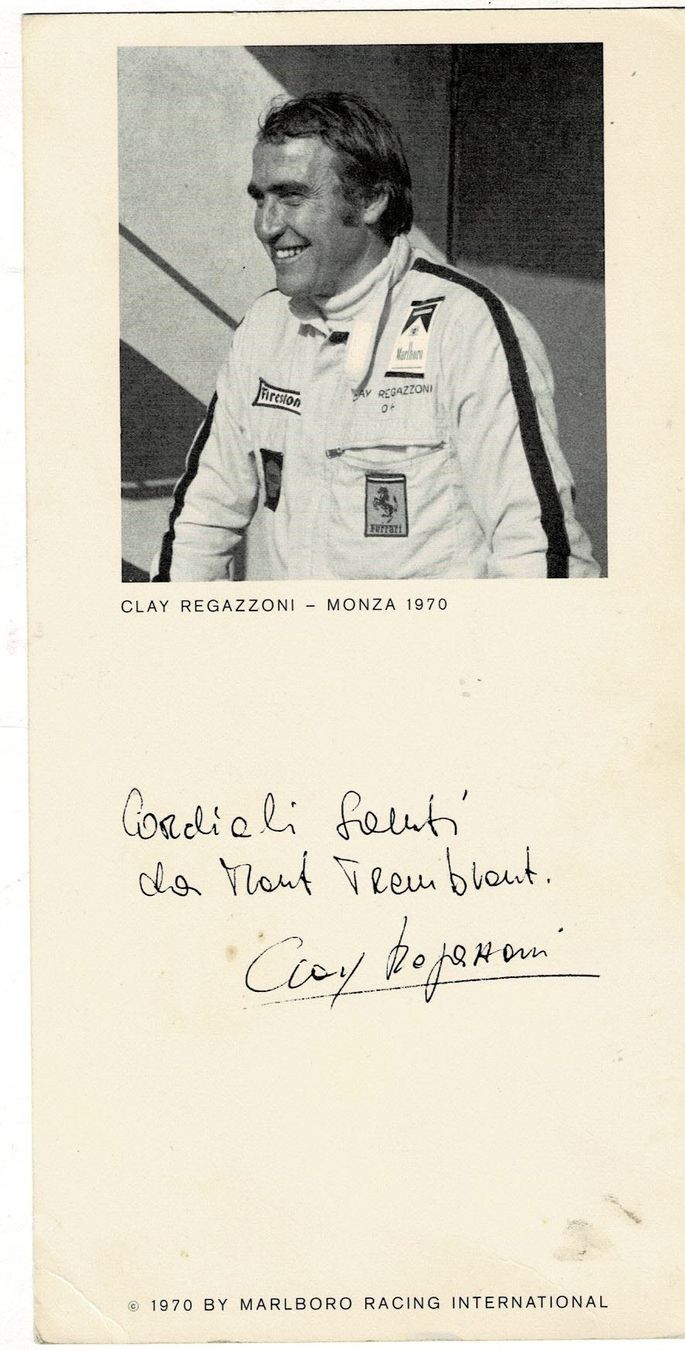 Autographes: Orginalautogramm Clay regaz Handsigniert 1970 – D'occasion à Sulz AG par Oberdanne8 1