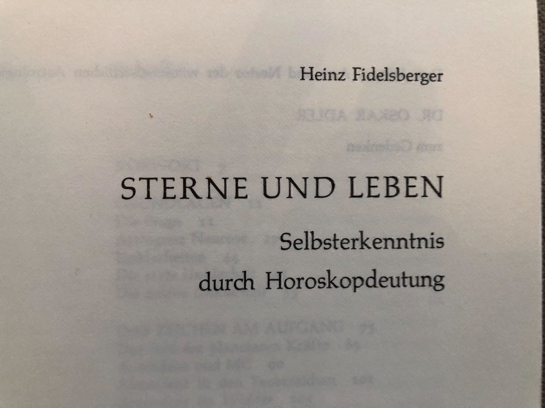 Libri: Buch Horoskopdeutung – Usato da Triesen venduto da boston7 1