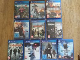 Sammlung Spiele TOP - Action & Shooter Mega-Mix usw. PS4/PS5