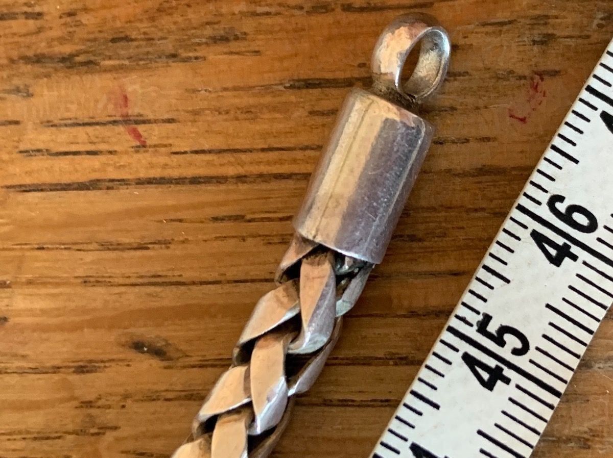 Catenine: Silberkette massiv! 4 kantig – Usato da Dittingen venduto da Bijoubelle 7