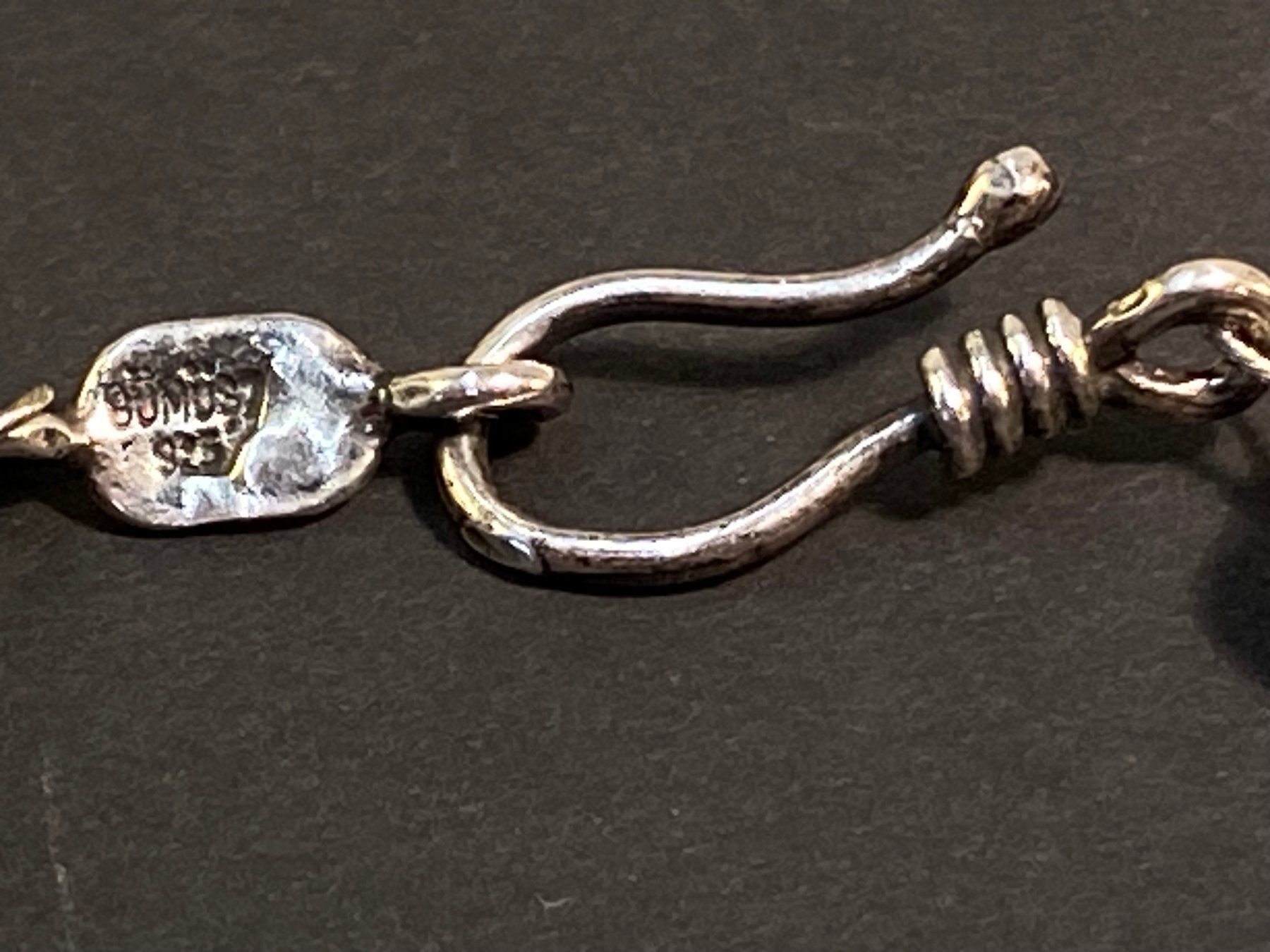 Catenine: Wunderschöne Einzelstück 925 Silberkette, ca. 43 cm., Neu – Nuovo (secondo la descrizione) da Schaffhausen venduto da Magnet 6