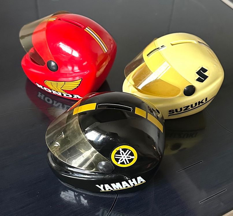 3 vintage Jeb’s Helm, Aschenbecher, Jamaha, Honda, Suzuki (Gebraucht ...