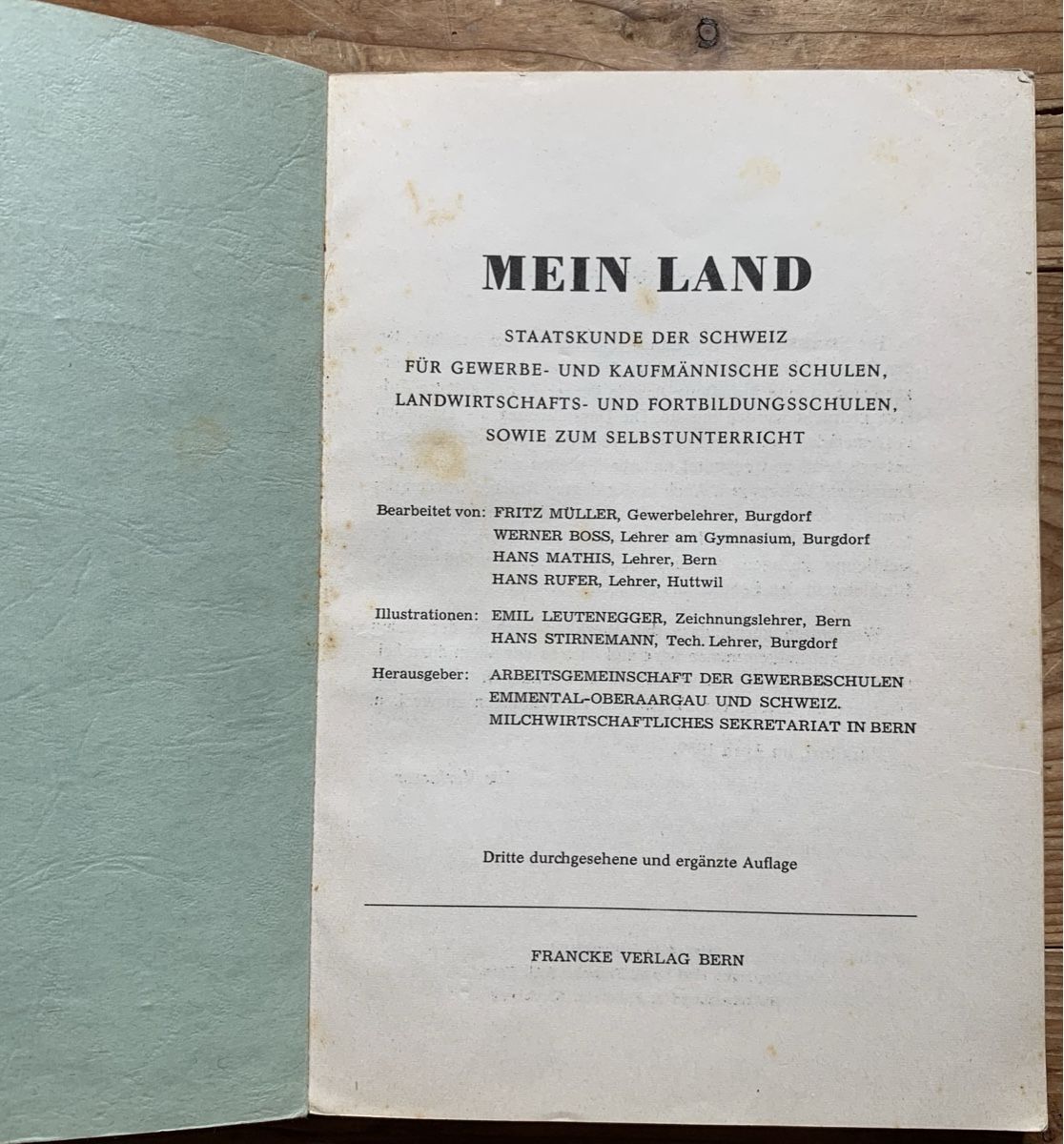 Bücher: Buch Mein Land – Gebraucht aus Goldingen von Bergler012 1