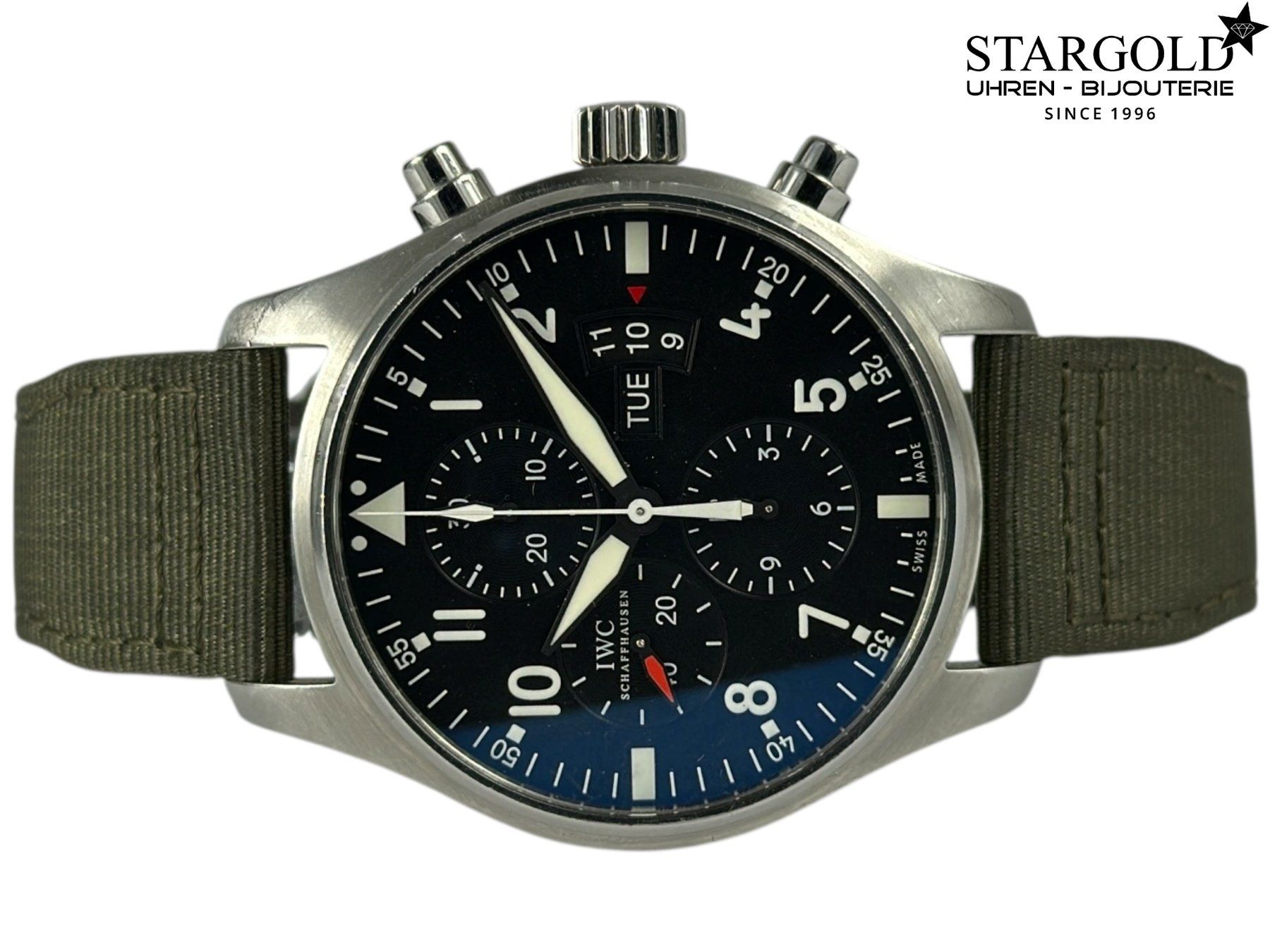 IWC Orologi: IWC Fliegeruhr Chronograph - IW377701 – Usato da Zürich venduto da Stargold-Uhren 4